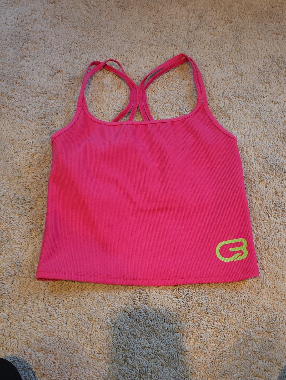 Cyclebar Bright Pink Tank Top